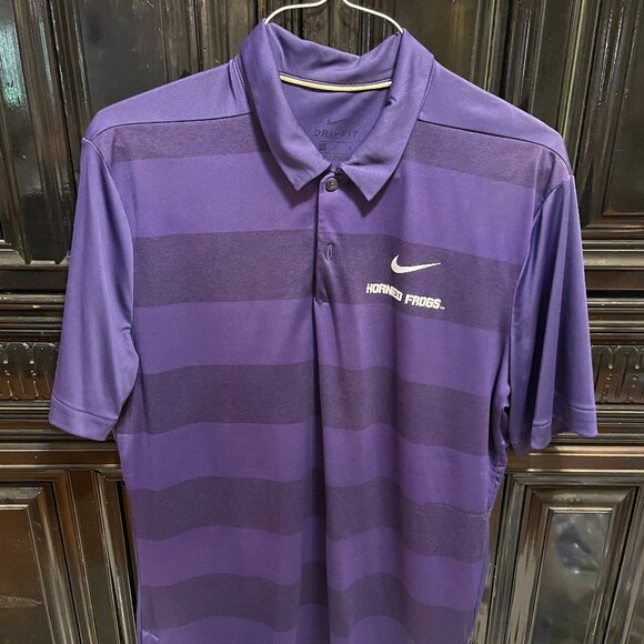 TCU Nike Mens Polo Mens L - Picture 1 of 4